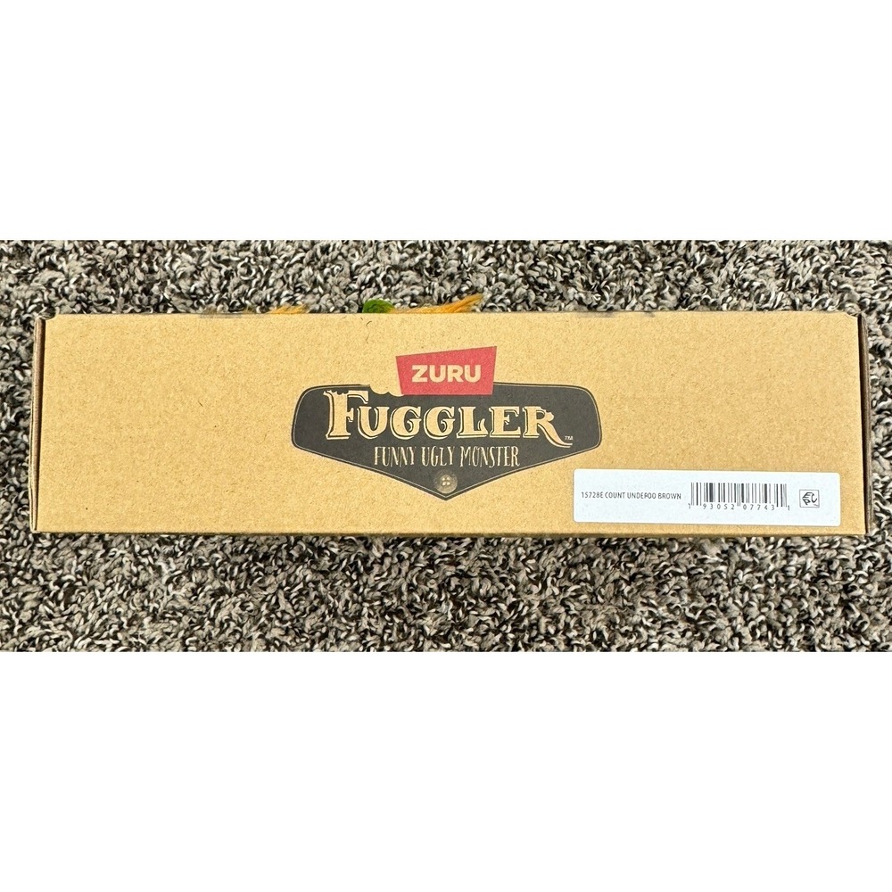ZURU Fuggler Count UnderOO Brown Fart Face Funny Ugly‎ Monster Plush NIB - Picture 3 of 6
